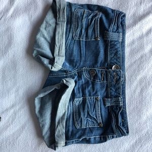 Denim shorts